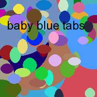 baby blue tabs